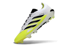 Close-up of Adidas Predator 26 Elite FG football boot's stud pattern and lacing system