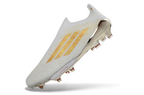 Close-up of Adidas F50+ Elite FG Laceless Soccer Cleats