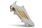 Adidas F50+ Elite FG Football Boot in Action with Player Kicking the Ball